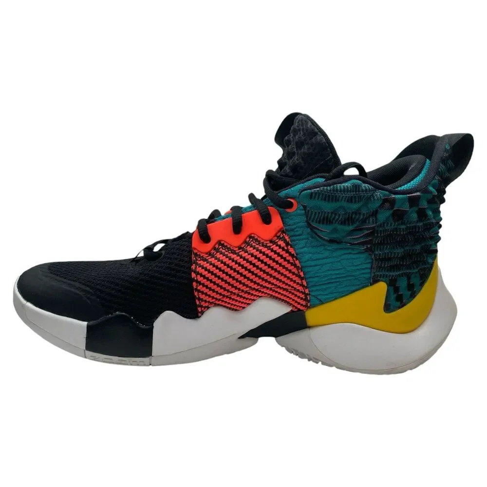 Air Jordan Why Not Zero.2 BHM X Russell Westbrook Blk/Mulicolor CI6294-001 Sz 10